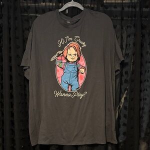 Torrid Gray Chucky Graphic T-Shirt